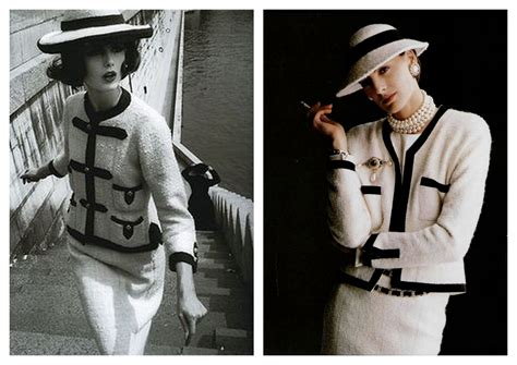 coco chanel tweed suit.